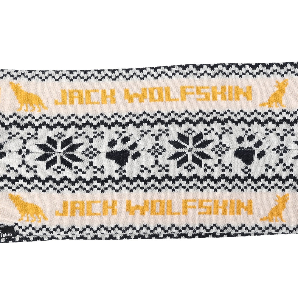 ジャックウルフスキン（JackWolfskin）（メンズ、レディース）ポー ジャカードマフラー A63645-5055