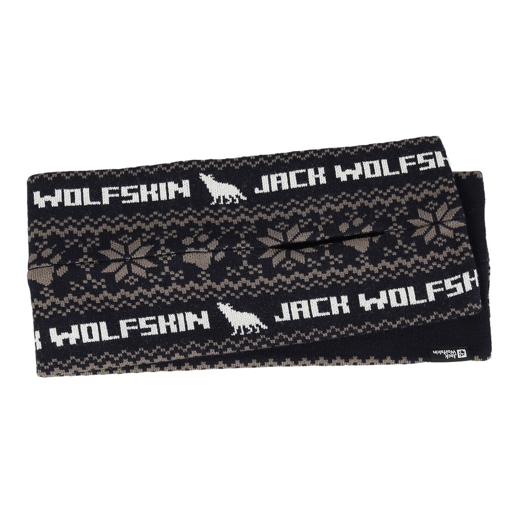 ジャックウルフスキン（JackWolfskin）（メンズ、レディース）ポー ジャカードマフラー A63645-C0413
