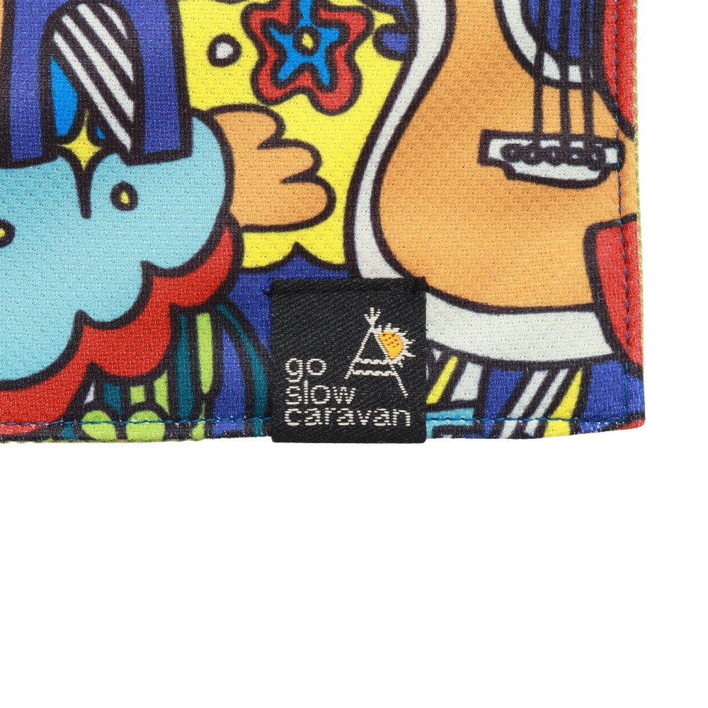 ゴースローキャラバン（GOSLOWCARAVAN）（メンズ、レディース、キッズ）吸水速乾UV そとあそびタオル 345701 サイケ