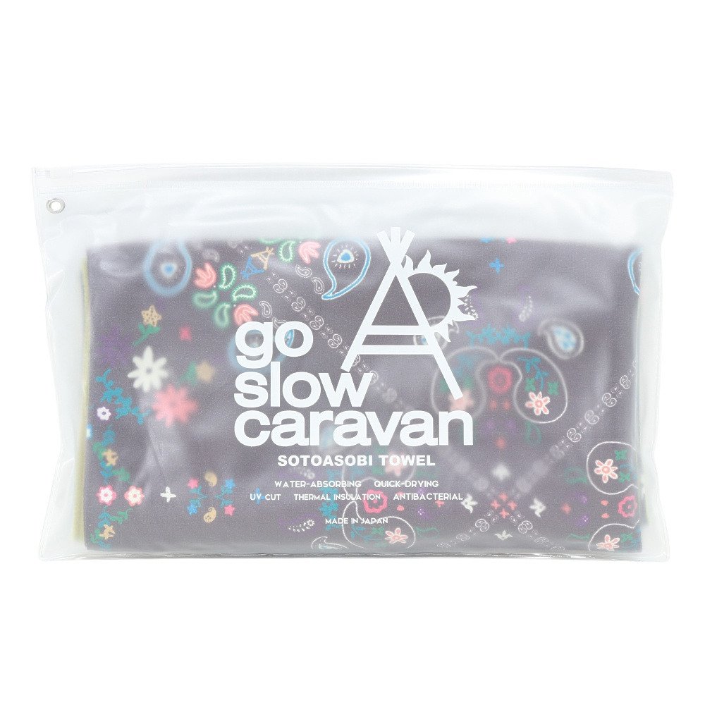 ゴースローキャラバン（GOSLOWCARAVAN）（メンズ、レディース、キッズ）吸水速乾UV そとあそびタオル 345701 ペイズリー