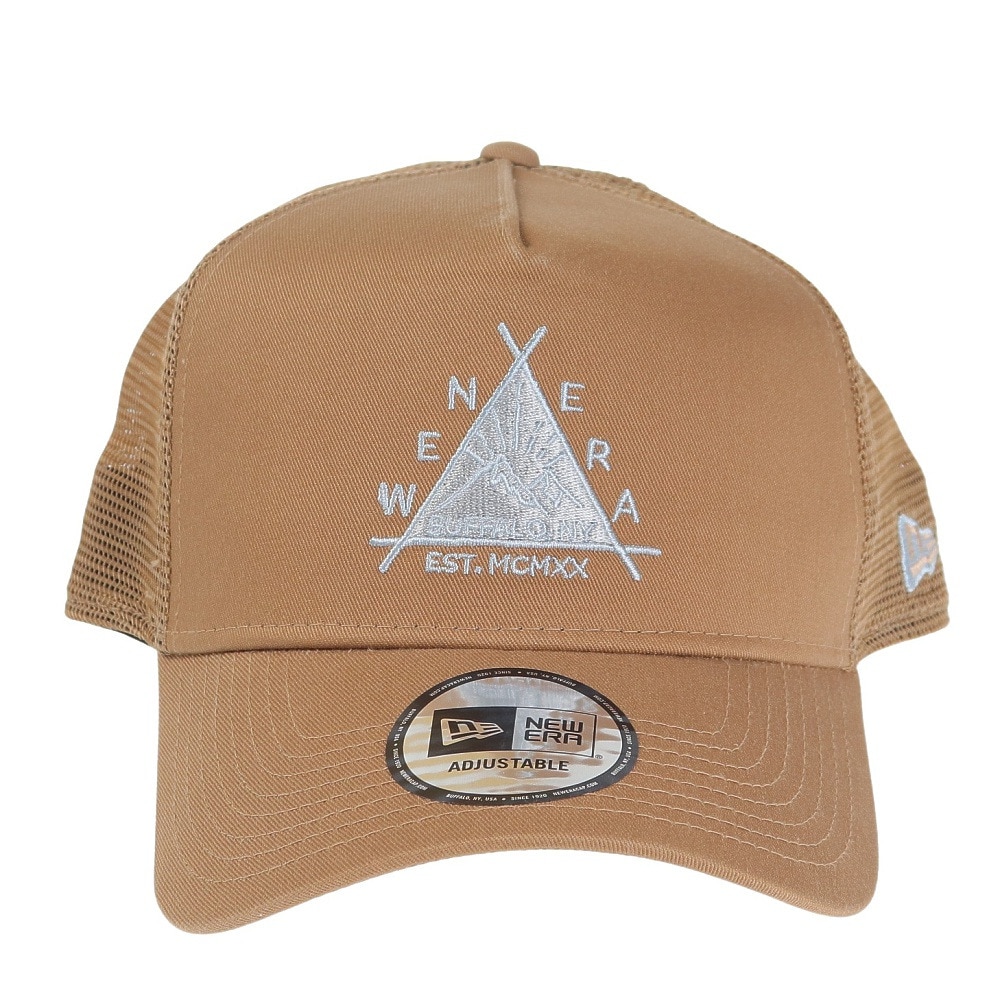 ニューエラ（NEW ERA）（メンズ）帽子 キャップ アウトドア レジャー 9FORTY A-Frame トラッカー Triangle Sunrise Logo Cap 13516241