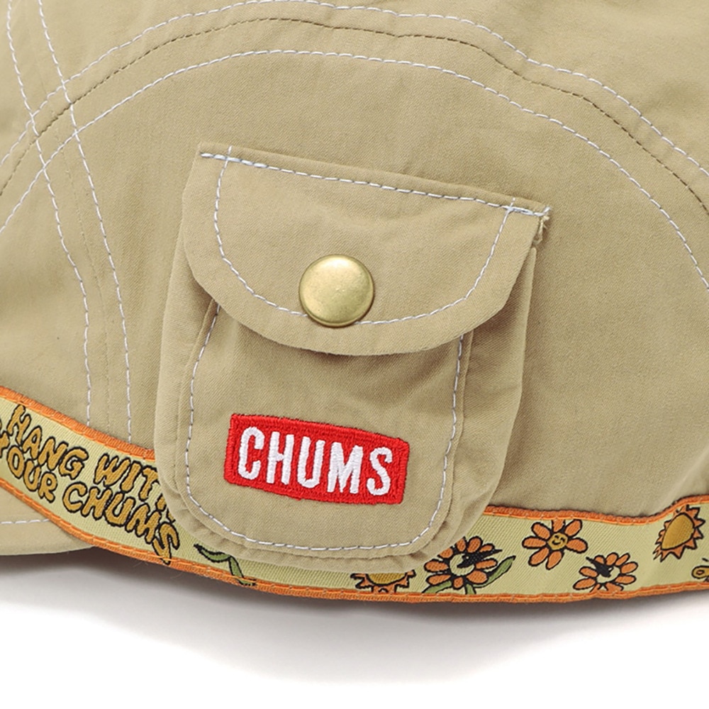 チャムス（CHUMS）（メンズ、レディース）帽子 キャップ フェスキャップ CH05-1284-B085 ベージュ