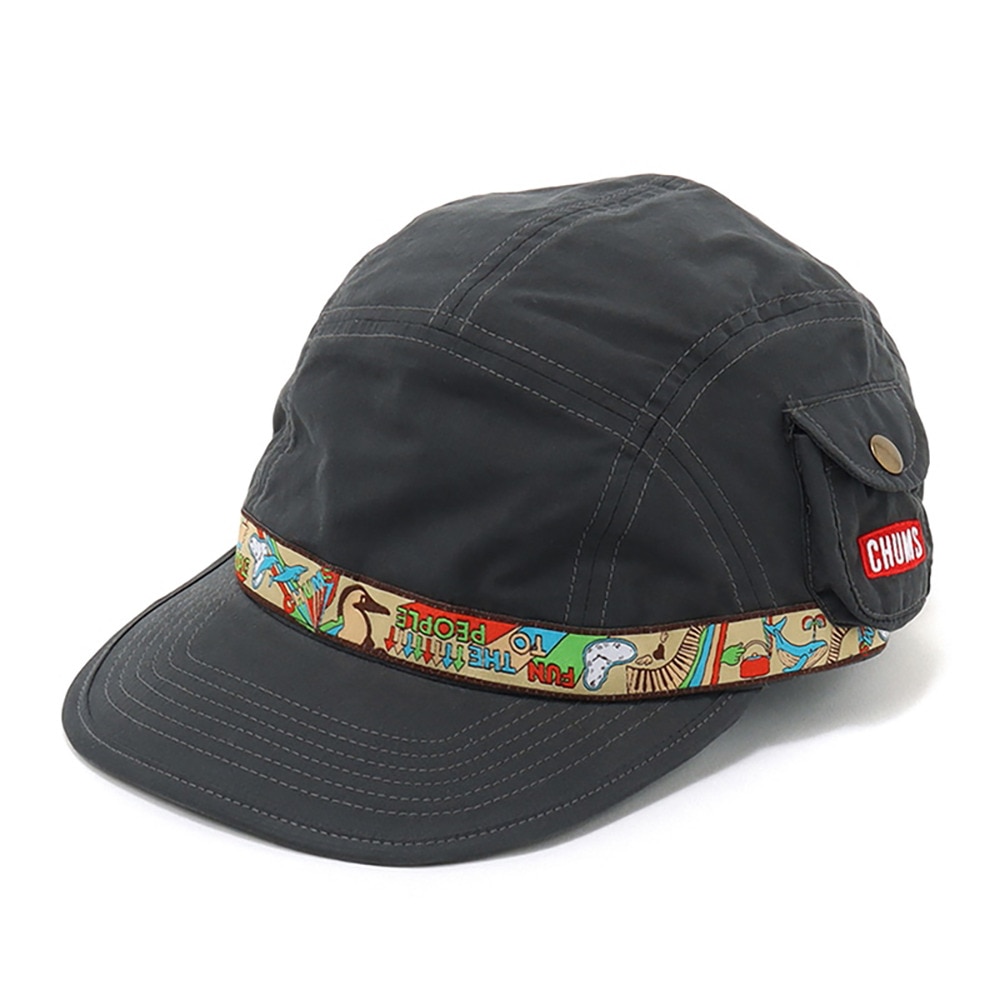 チャムス（CHUMS）（メンズ、レディース）帽子 キャップ フェスキャップ CH05-1284-K009 ブラック