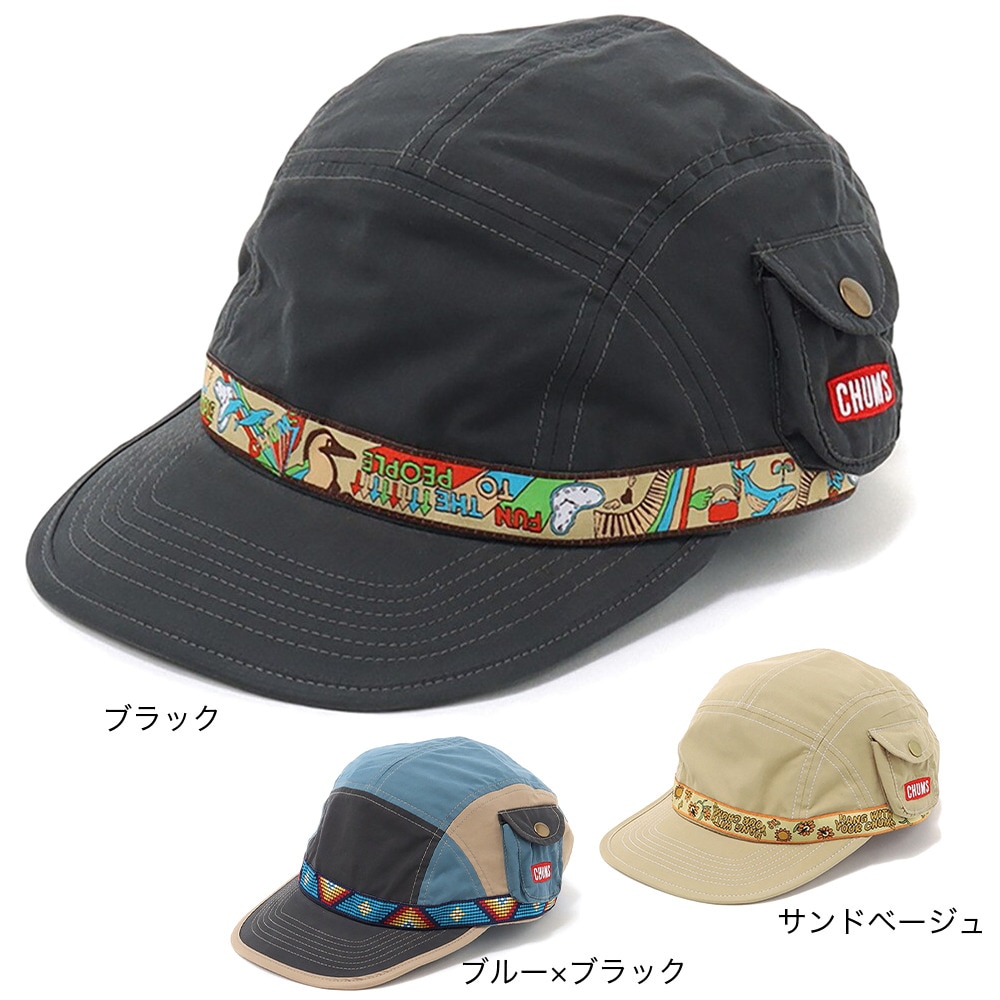 チャムス（CHUMS）（メンズ、レディース）帽子 キャップ フェスキャップ CH05-1284-K009 ブラック