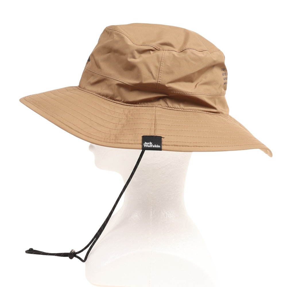 ジャックウルフスキン（JackWolfskin）（メンズ、レディース）帽子 ハット JP UR ECO レインハット V2 5024992-5164 ベージュ