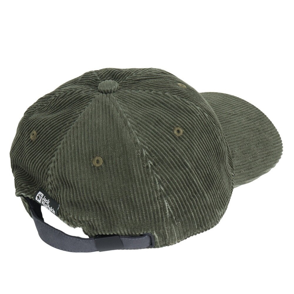 ジャックウルフスキン（JackWolfskin）（メンズ、レディース）帽子 キャップ JP PAW CORDS 6パネルキャップ V2 5024842-5066 ダークグリーン