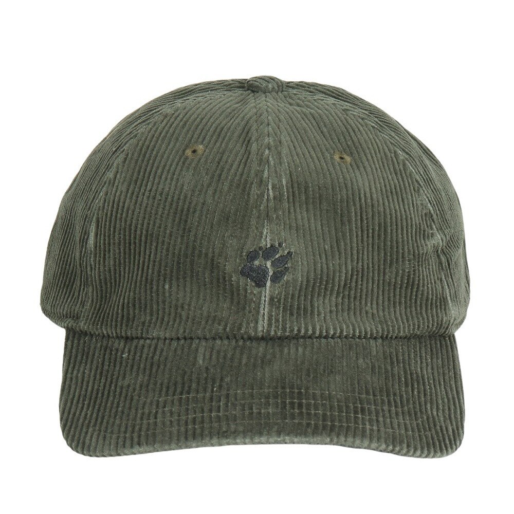 ジャックウルフスキン（JackWolfskin）（メンズ、レディース）帽子 キャップ JP PAW CORDS 6パネルキャップ V2 5024842-5066 ダークグリーン