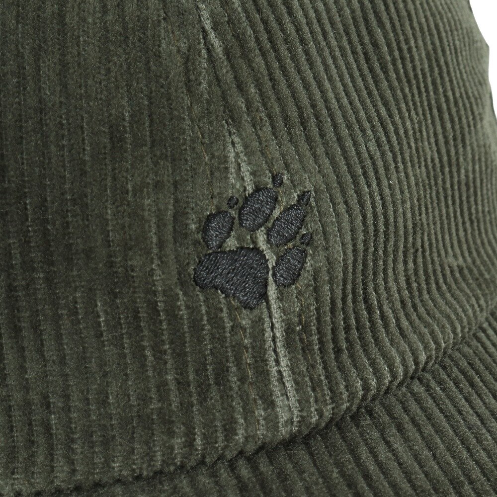ジャックウルフスキン（JackWolfskin）（メンズ、レディース）帽子 キャップ JP PAW CORDS 6パネルキャップ V2 5024842-5066 ダークグリーン