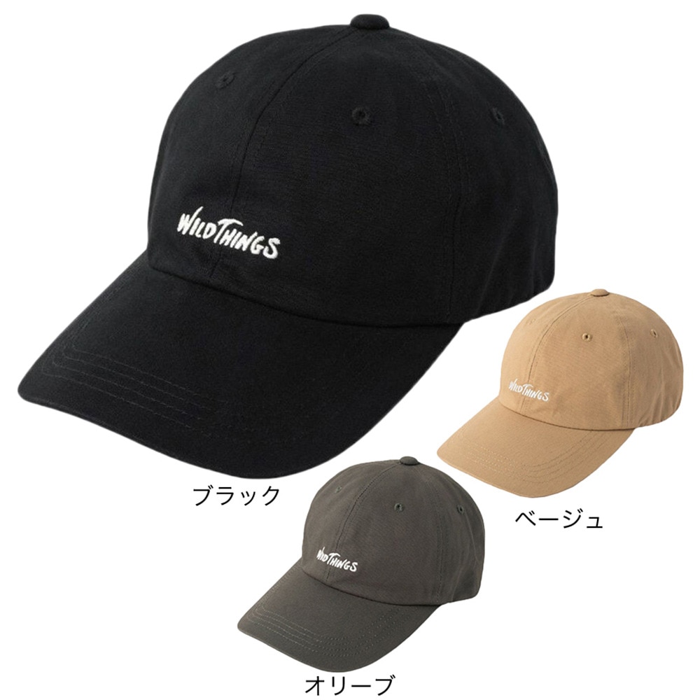 ワイルドシングス（WILD THINGS）（メンズ、レディース）ロゴキャップ WT24065SL-SAGE