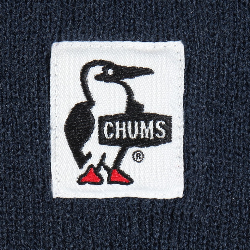 チャムス（CHUMS）（メンズ、レディース）ニット帽 ニットキャップ ビーニー CH05-1399-N001 ネイビー オールシーズン ブービーロゴ ユニセックス