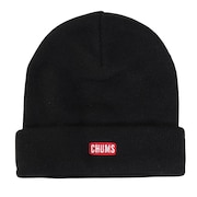 (メンズ、レディース)ニット帽 チャムスロゴショートニットキャップ CH05-1402-K001 ブラック オールシーズン ユニセックス