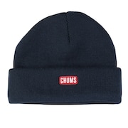 (メンズ、レディース)ニット帽 チャムスロゴショートニットキャップ CH05-1402-N001 ネイビー オールシーズン ユニセックス