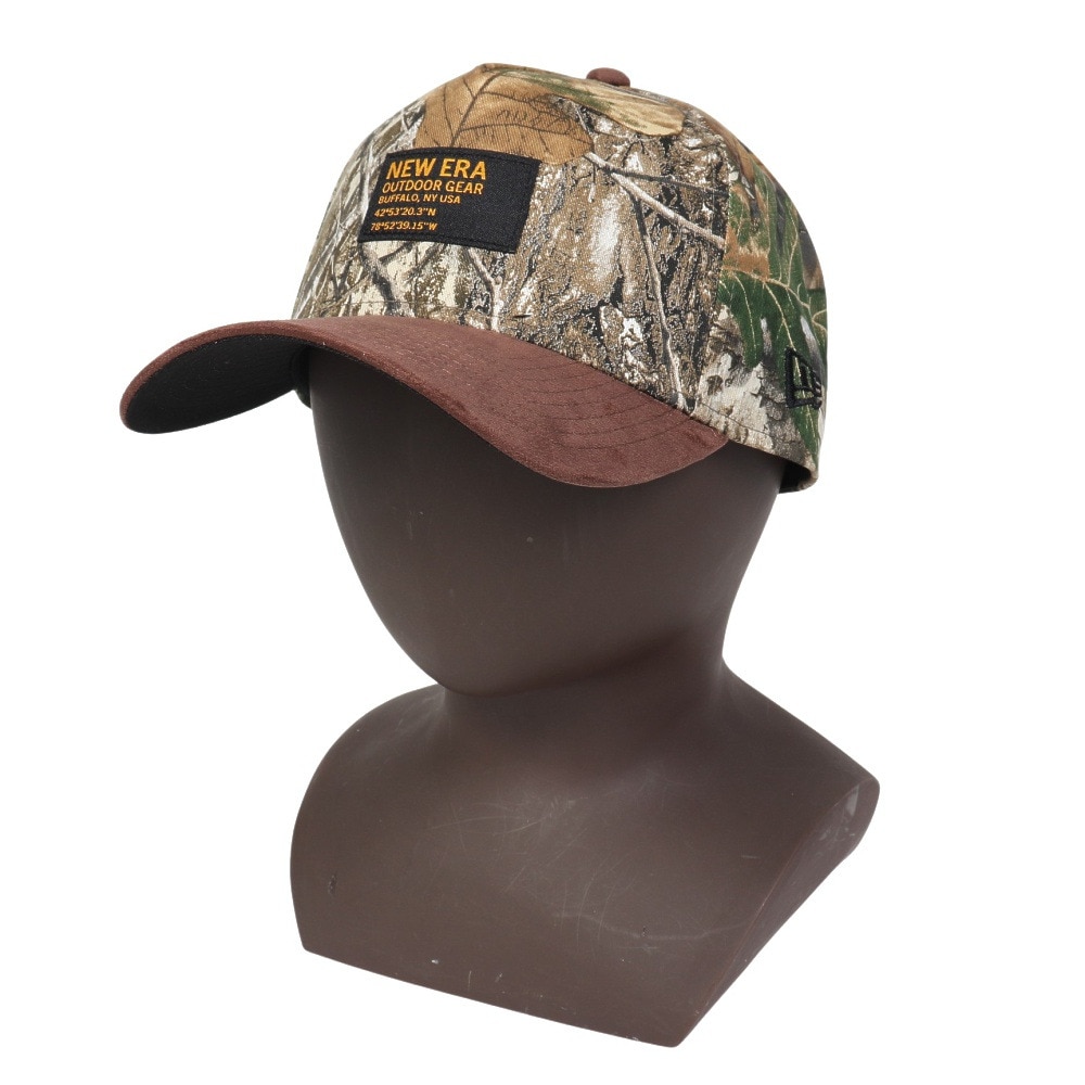ニューエラ（NEW ERA）（メンズ、レディース）9FORTY A-Frame Real Tree Camo スウェードバイザーキャップ 14307270