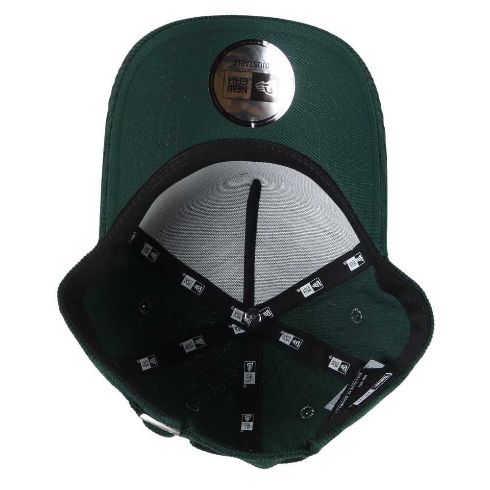 ニューエラ（NEW ERA）（メンズ、レディース）9FORTY A-Frame Corduroy ウーブンパッチ キャップ ダークグリーン 14307279