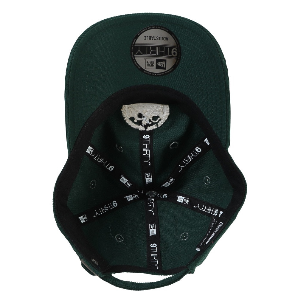 ニューエラ（NEW ERA）（メンズ、レディース）9THIRTY Corduroy Circle ロゴ キャップ ダークグリーン 14307302
