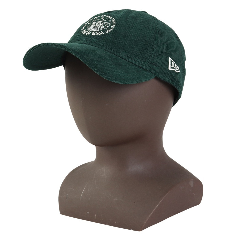 ニューエラ（NEW ERA）（メンズ、レディース）9THIRTY Corduroy Circle ロゴ キャップ ダークグリーン 14307302