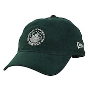 (メンズ、レディース)9THIRTY Corduroy Circle ロゴ キャップ ダークグリーン 14307302
