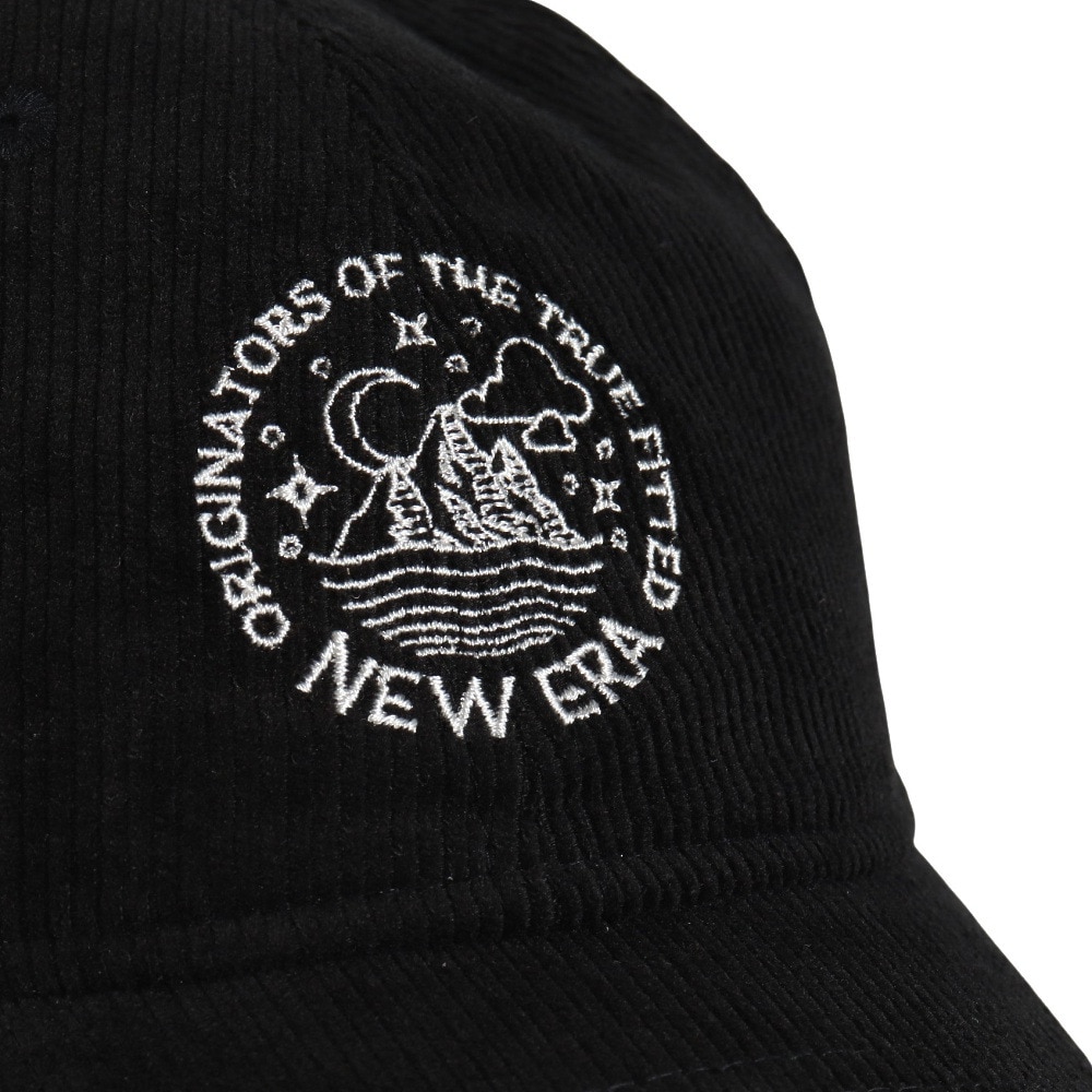 ニューエラ（NEW ERA）（メンズ、レディース）9THIRTY Corduroy Circle ロゴ キャップ ブラック 14307303