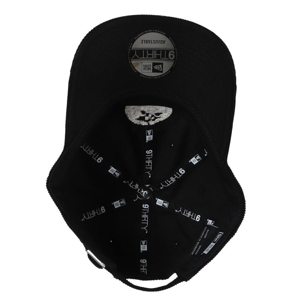 ニューエラ（NEW ERA）（メンズ、レディース）9THIRTY Corduroy Circle ロゴ キャップ ブラック 14307303