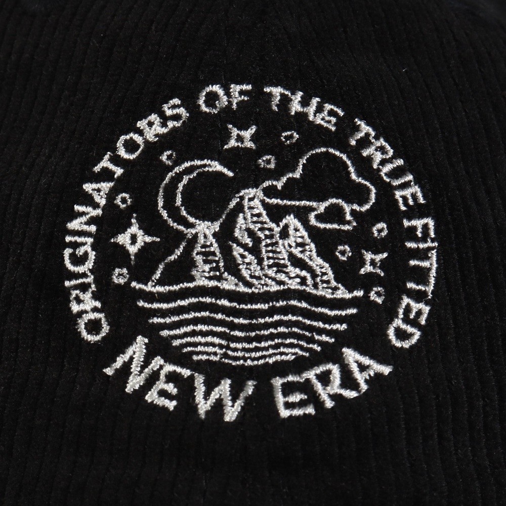 ニューエラ（NEW ERA）（メンズ、レディース）9THIRTY Corduroy Circle ロゴ キャップ ブラック 14307303