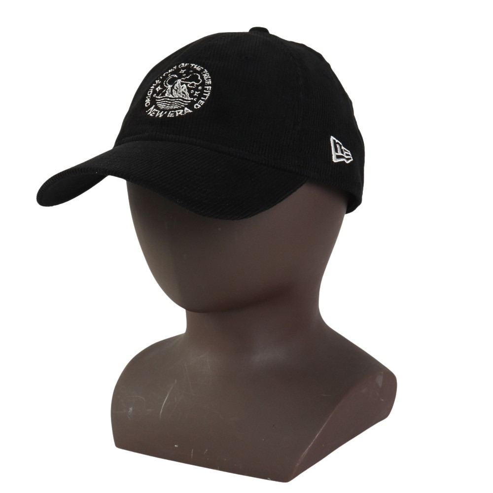 ニューエラ（NEW ERA）（メンズ、レディース）9THIRTY Corduroy Circle ロゴ キャップ ブラック 14307303