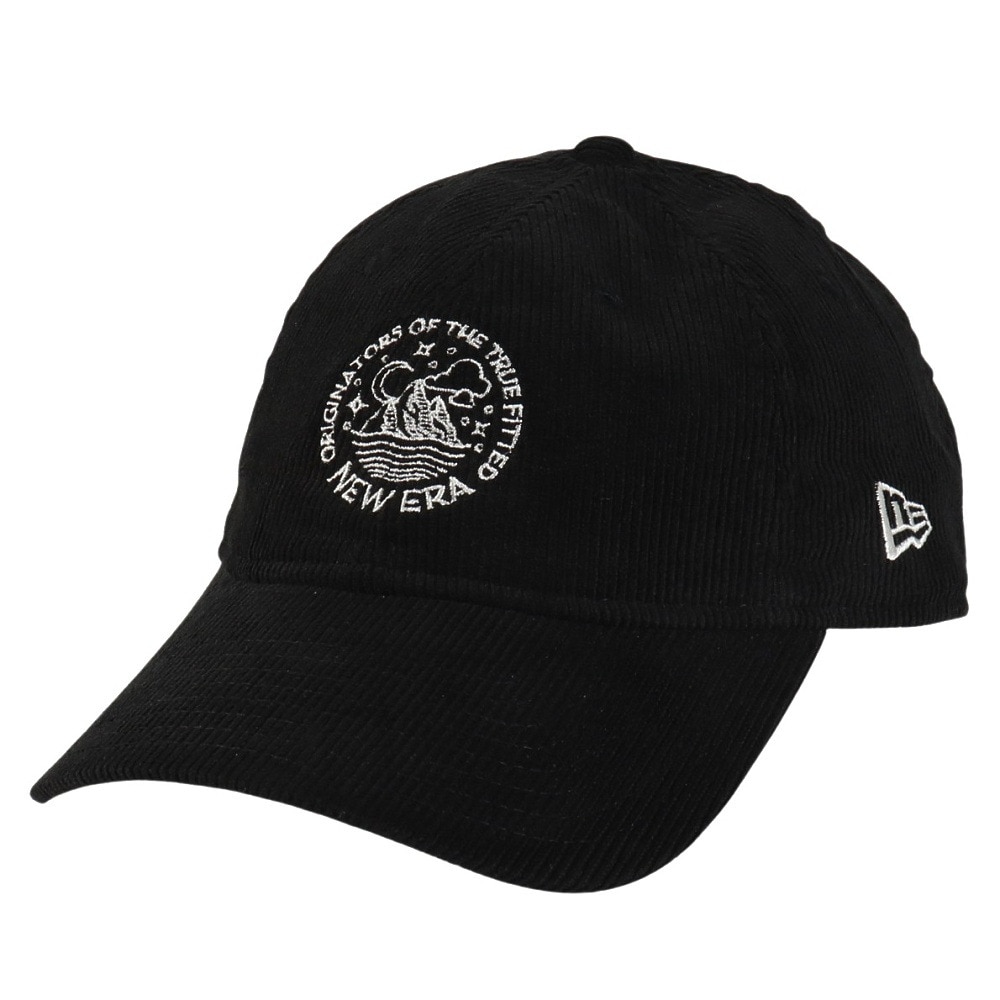 ニューエラ（NEW ERA）（メンズ、レディース）9THIRTY Corduroy Circle ロゴ キャップ ブラック 14307303
