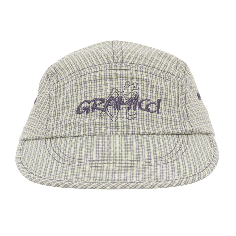グラミチ（Gramicci）（メンズ、レディース）帽子 チェッカード ロングビルキャップ G4FA-084-SIERRA CHECK MINT