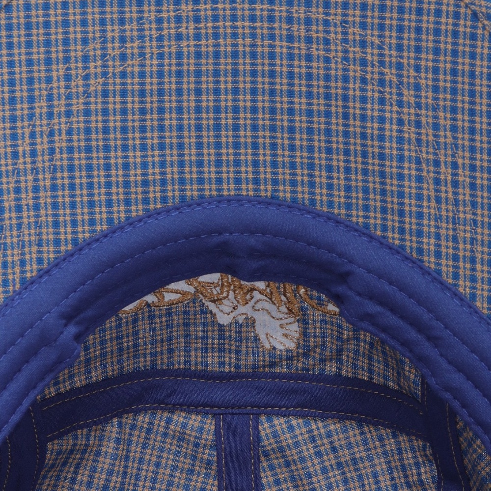グラミチ（Gramicci）（メンズ、レディース）帽子 チェッカード ロングビルキャップ G4FA-084-SIERRA CHECK NAVY