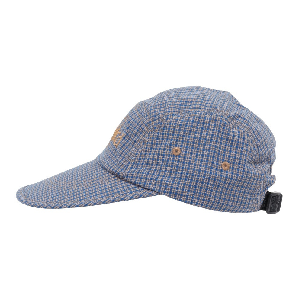 グラミチ（Gramicci）（メンズ、レディース）帽子 チェッカード ロングビルキャップ G4FA-084-SIERRA CHECK NAVY