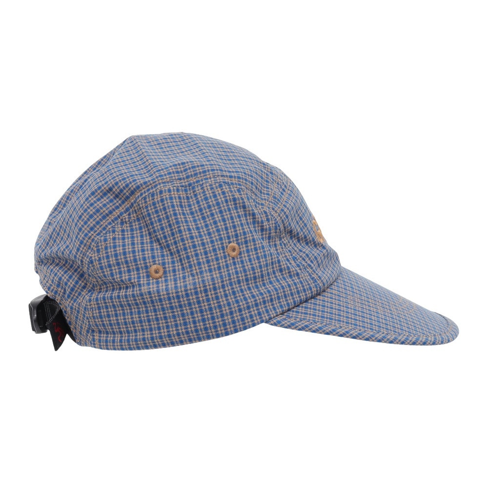 グラミチ（Gramicci）（メンズ、レディース）帽子 チェッカード ロングビルキャップ G4FA-084-SIERRA CHECK NAVY