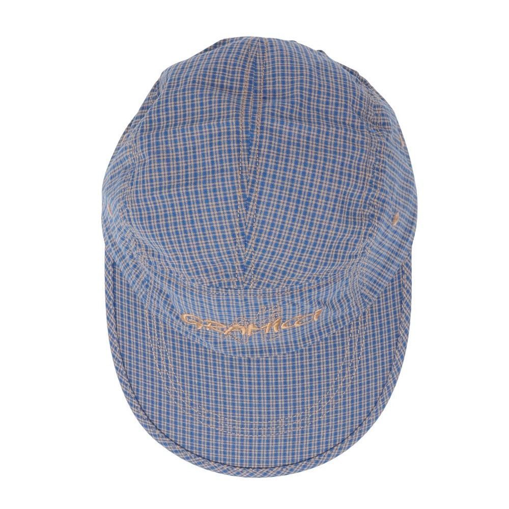 グラミチ（Gramicci）（メンズ、レディース）帽子 チェッカード ロングビルキャップ G4FA-084-SIERRA CHECK NAVY