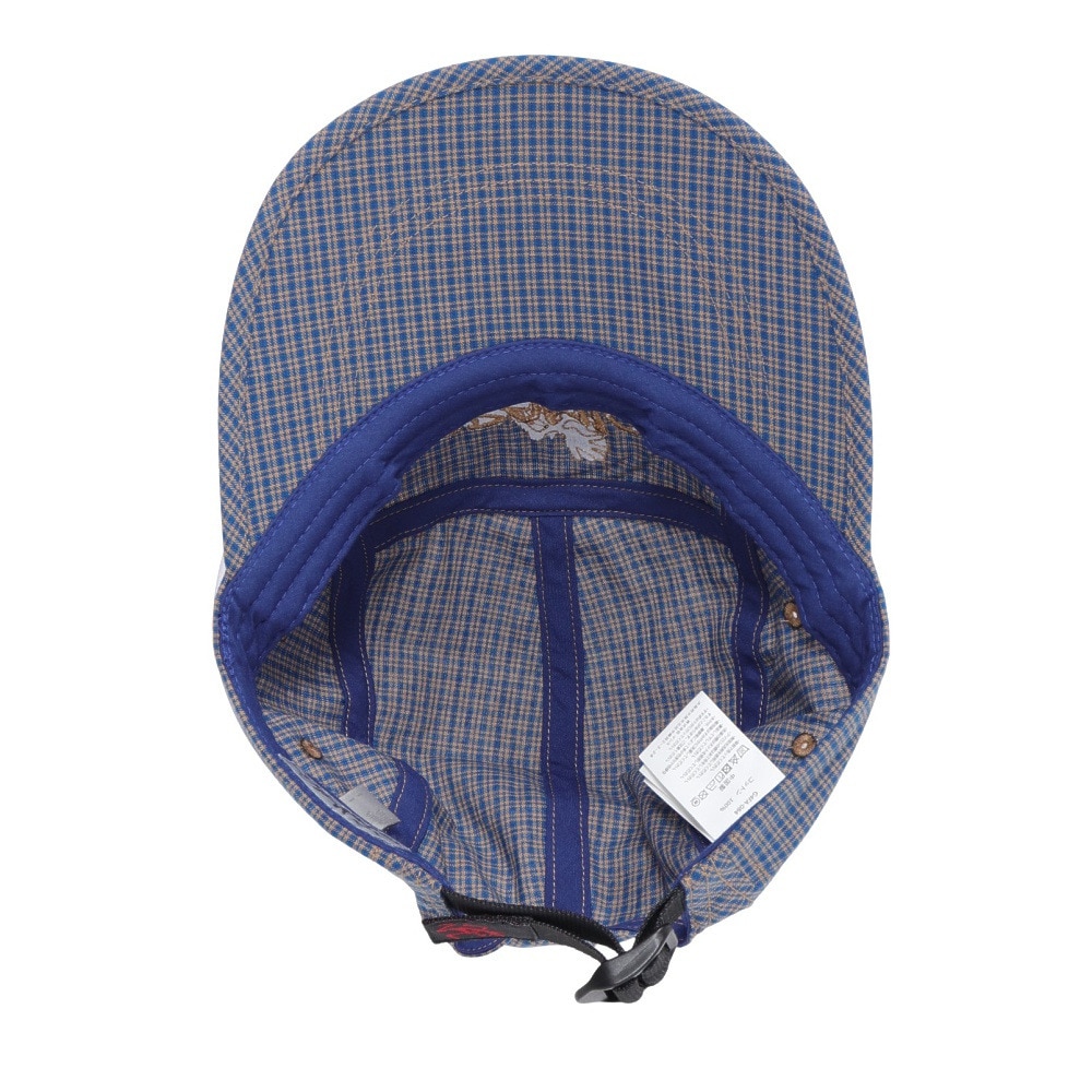 グラミチ（Gramicci）（メンズ、レディース）帽子 チェッカード ロングビルキャップ G4FA-084-SIERRA CHECK NAVY