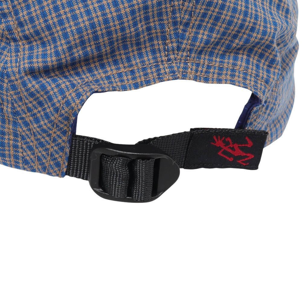 グラミチ（Gramicci）（メンズ、レディース）帽子 チェッカード ロングビルキャップ G4FA-084-SIERRA CHECK NAVY