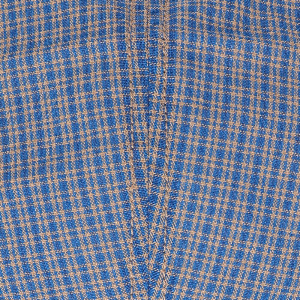 グラミチ（Gramicci）（メンズ、レディース）帽子 チェッカード ロングビルキャップ G4FA-084-SIERRA CHECK NAVY