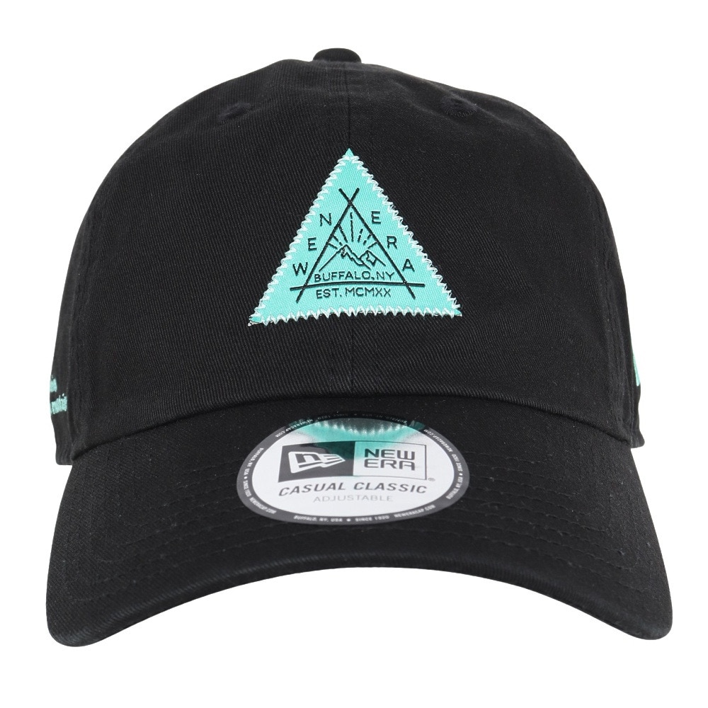 ニューエラ（NEW ERA）（メンズ、レディース）アウトドア キャップ カジュアルクラシック コットン TRIANGLE BLK 14392157