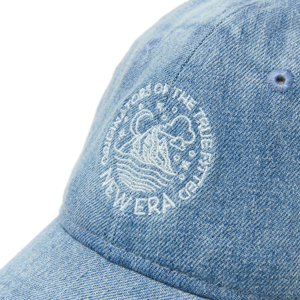 ニューエラ（NEW ERA）（メンズ、レディース）キャップ 9TWENTY Circle Logo ウォッシュドデニム 14392284