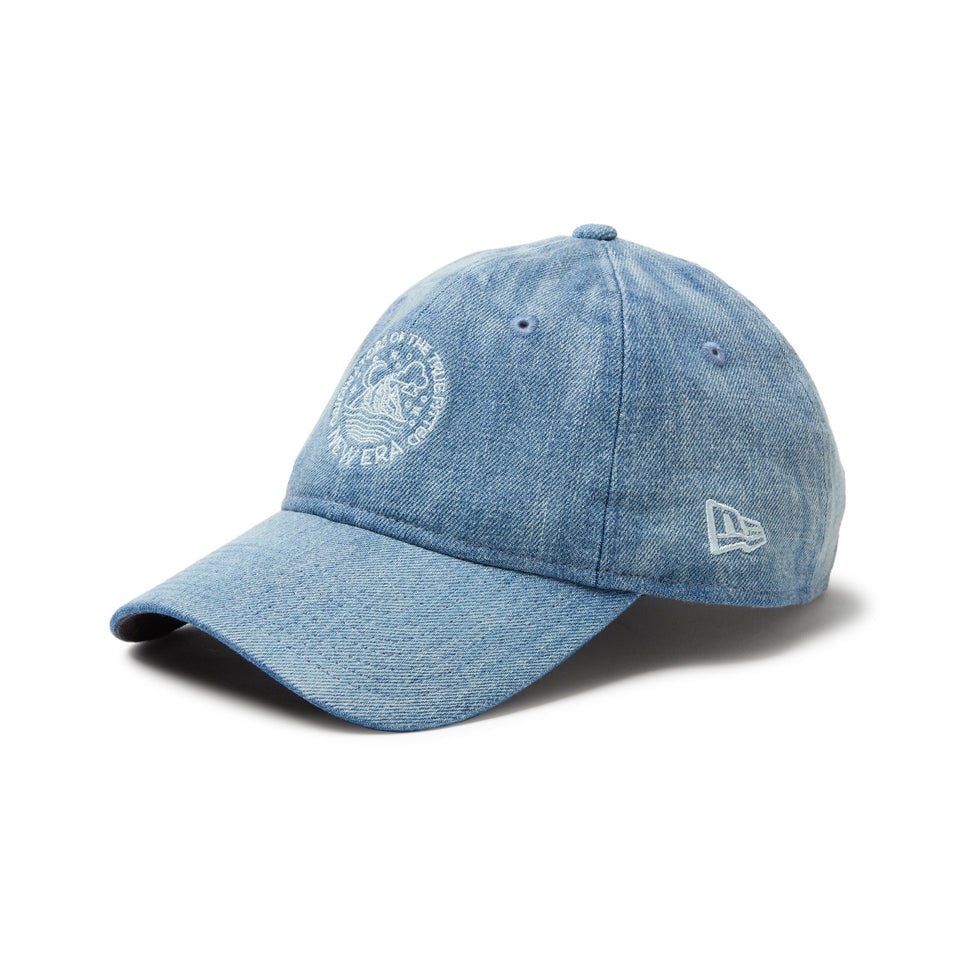 ニューエラ（NEW ERA）（メンズ、レディース）キャップ 9TWENTY Circle Logo ウォッシュドデニム 14392284