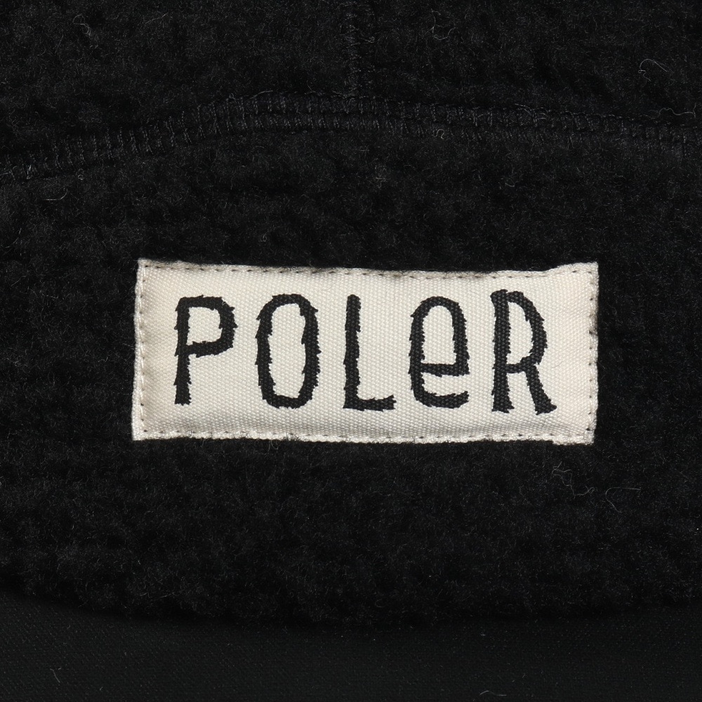 ポーラー（POLER）（メンズ）帽子 ボア フリース 5パネル キャップ 253MCV0090-BLK