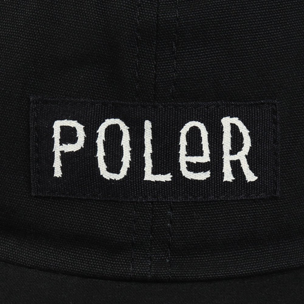 ポーラー（POLER）（メンズ）帽子 コットン キャップ 253MCV0093-BLK