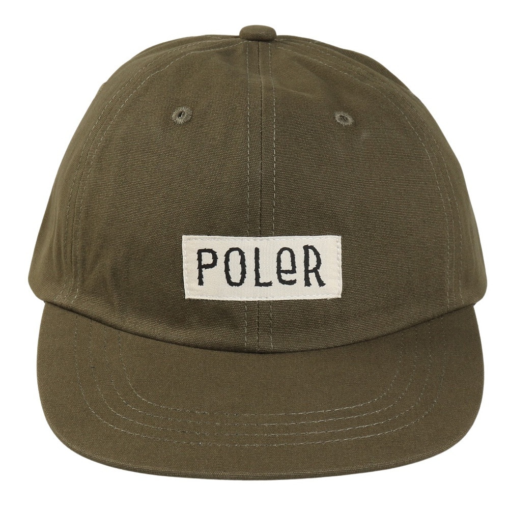 ポーラー（POLER）（メンズ）帽子 コットン キャップ 253MCV0093-OLV