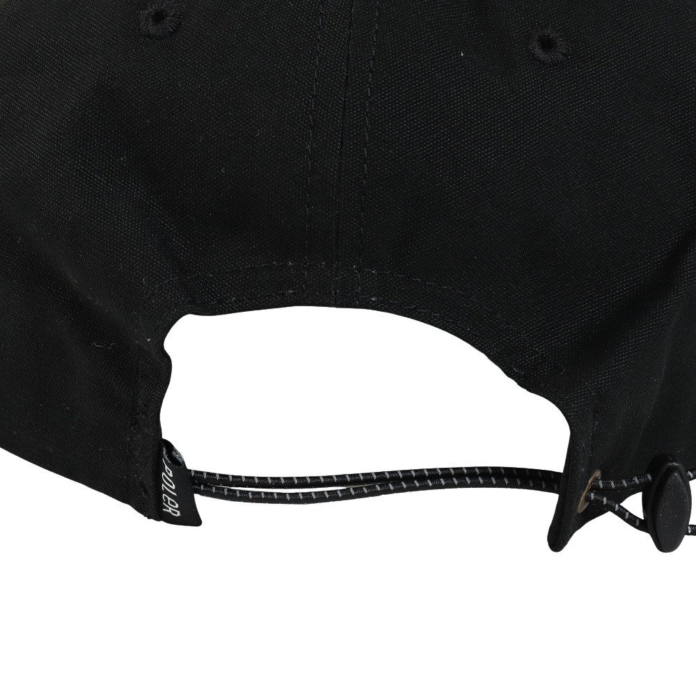 ポーラー（POLER）（メンズ）帽子 コットン DRAW CODE キャップ 253MCV0095-BLK