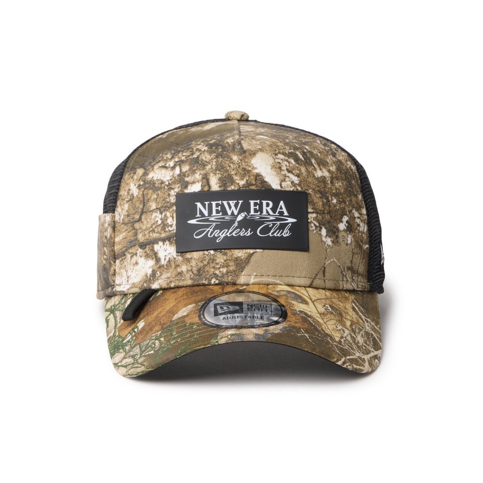 ニューエラ（NEW ERA）（メンズ、レディース）帽子 9FORTY A-Frame トラッカー ループ Angler's Club Ripple Logo 14774380