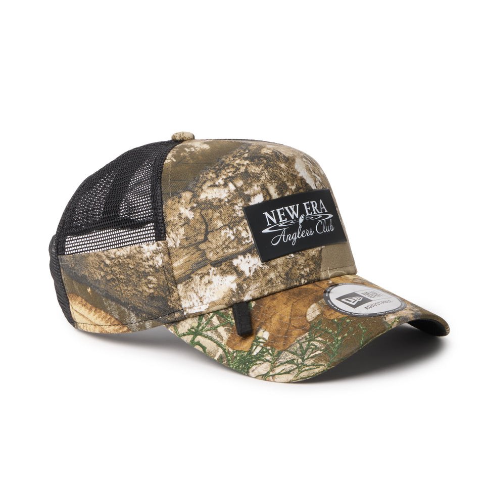 ニューエラ（NEW ERA）（メンズ、レディース）帽子 9FORTY A-Frame トラッカー ループ Angler's Club Ripple Logo 14774380