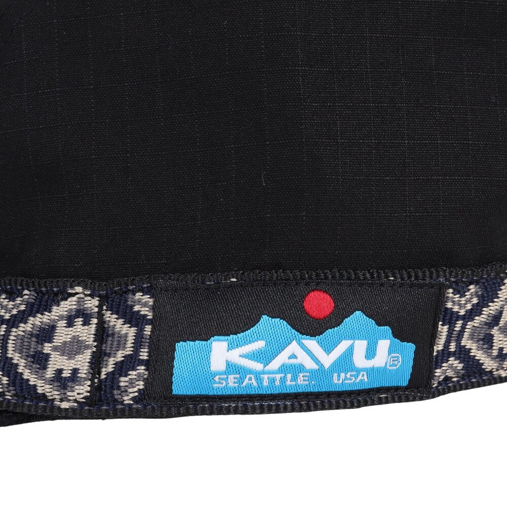 カブー（KAVU）（メンズ）帽子 キャップ リップストップ ストラップキャップ 19821419001000 ブラック