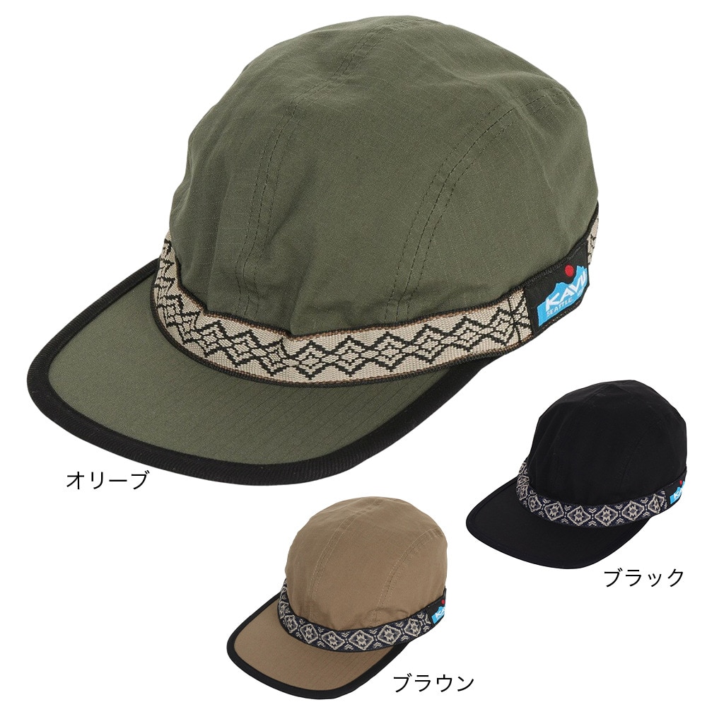 カブー（KAVU）（メンズ）帽子 キャップ リップストップ ストラップキャップ 19821419048000 カーキ
