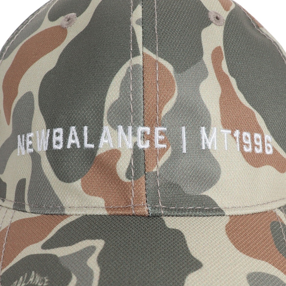 ニューバランス（new balance）（メンズ）帽子 キャップ MT1996 6パネルキャップ LAH35648BE カーキ