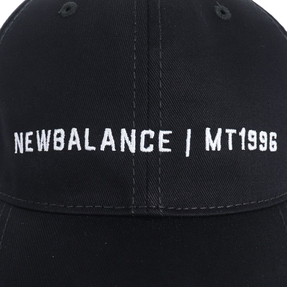 ニューバランス（new balance）（メンズ）帽子 キャップ MT1996 6パネルキャップ LAH35648BK ブラック