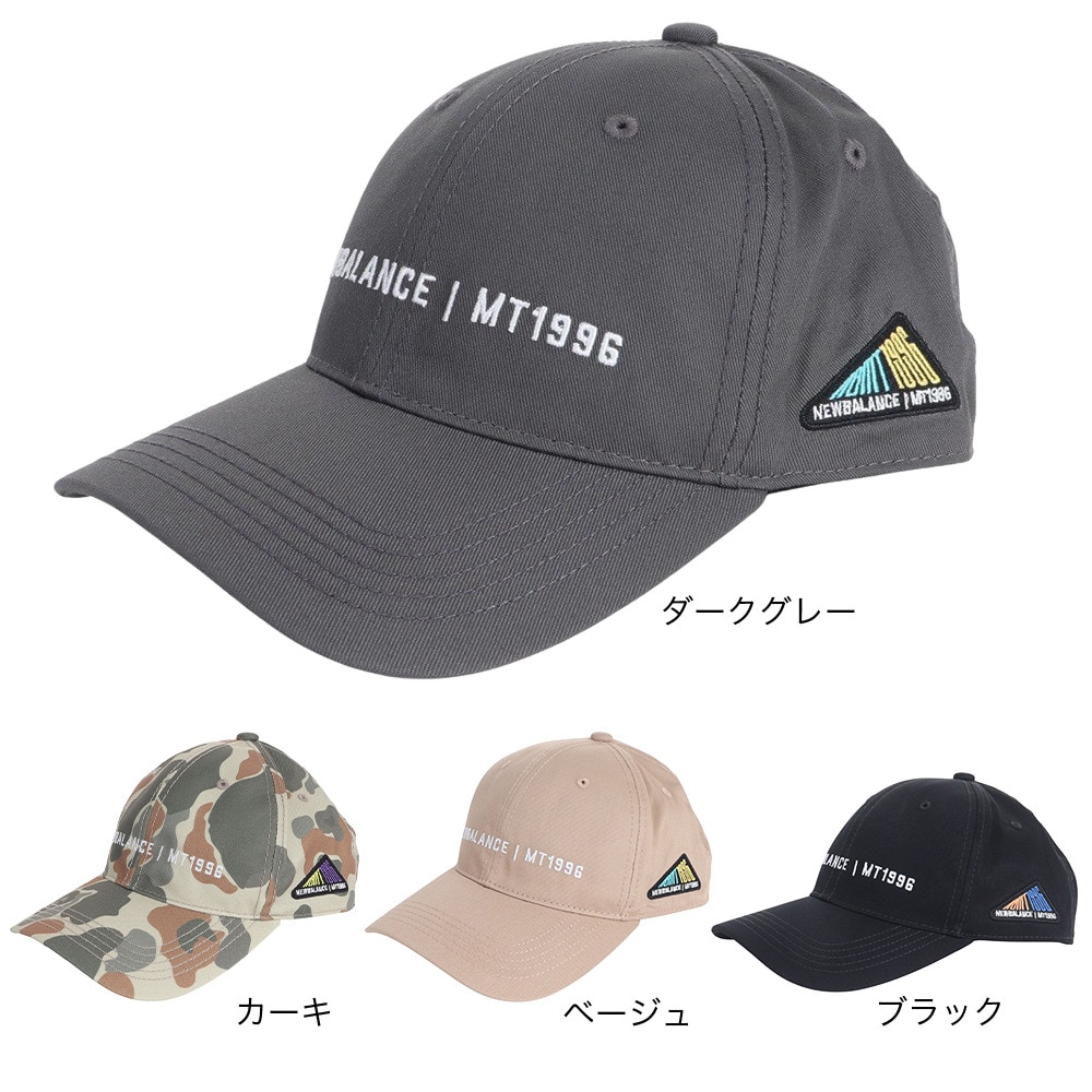 ニューバランス（new balance）（メンズ）帽子 キャップ MT1996 6パネルキャップ LAH35648DRC ダークグレー