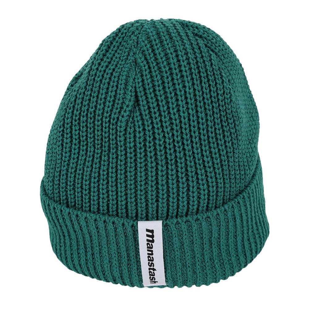 マナスタッシュ（MANASTASH）（メンズ、レディース）ニットキャップ  コットンビーニー  792-3974001 GRN グリーン