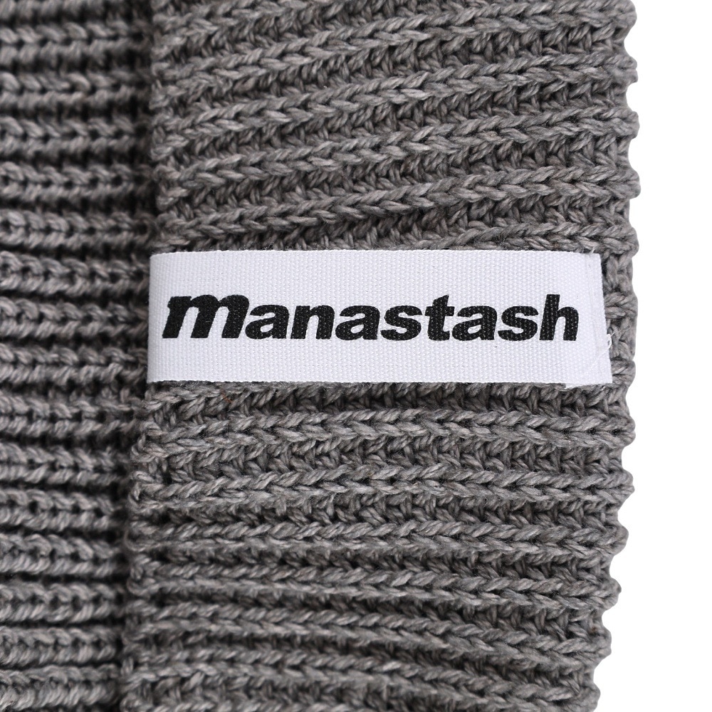 マナスタッシュ（MANASTASH）（メンズ、レディース）ニットキャップ  コットンビーニー  792-3974001 GRY グレー